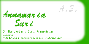 annamaria suri business card